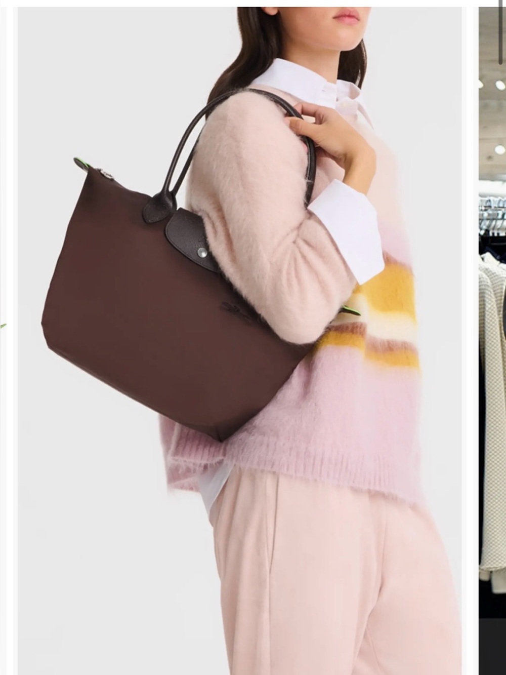 Longchamp Medium Le Pliage Recycled Nylon Shoulder Tote